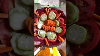 Mixed vegetables salad 🥗 healthy diet saladrecipe [upl. by Hnacogn823]