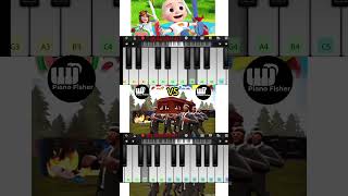 Yes Yes Playground Song Vs Astronomia COFFIN DANCE Song  Easy Piano Tune shorts [upl. by Cristine]