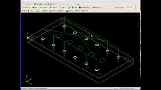 SURFCAM Tutorial  2Axis Advanced Drilling  Templates and Masking [upl. by Hendrika]