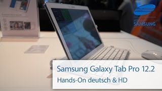 Samsung Galaxy Tab Pro 122 Hands On deutsch auf der CES 2014 [upl. by Olnek14]