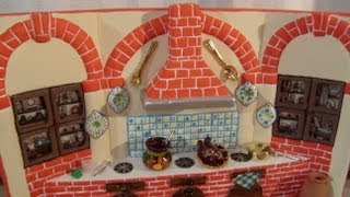 DIY Cómo pintar una cocina de cerámica con adornos tipo talavera 9 de 9 [upl. by Gneh469]