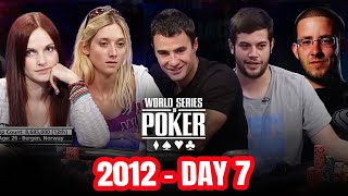 World Series of Poker Main Event 2012  Day 7 with Greg Merson Gaelle Baumann amp Elisabeth Hille [upl. by Akapol]