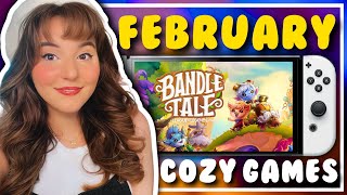 TOP 10 Cozy Games For FEBRUARY 2024 ❤️  Nintendo Switch  PC [upl. by Aihsinyt8]