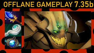 ⭐Sand King 30 KA Offlane Gameplay 735b  Dota 2 Top MMR [upl. by Gnep]