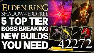 Shadow of the Erdtree  New 5 Best POWERFUL amp Fun Builds  Weapon Build Guide  Elden Ring DLC [upl. by Vilma947]