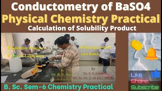 Conductometry of BaSO4 Chemistry Practical Live BScSem6 [upl. by Picker]