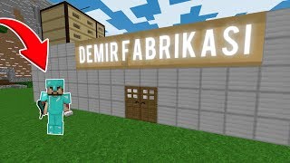 ZENGİN DEMİR FABRİKASI YAPTIRIYOR 😱  Minecraft [upl. by Col]