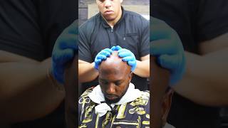 Bald Head Shave Treatment 👨🏼‍🦲 Refreshing Exfoliation [upl. by Hcirdla1]