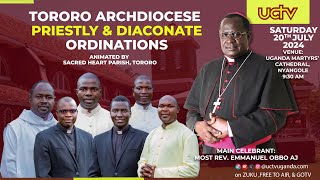 Archdiocese of Tororo Priestly and Diaconate Ordination 2024  Uganda Martyrs Cathedral Nyangole [upl. by Tadio296]