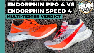 Saucony Endorphin Speed 4 vs Saucony Endorphin Pro 4 Which Endorphin will suit you best [upl. by Gonsalve378]