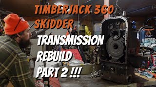 Timberjack 360 Allison TTB 22201 Transmission assembly part 2 [upl. by Hrutkay]