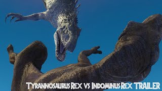 Tyrannosaurus Rex vs Indominus Rex Animation Trailer Ep5 [upl. by Audry]