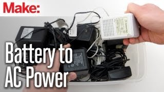 DIY Hacks amp How Tos Convert a BatteryPowered Device to AC Power [upl. by Shanahan]