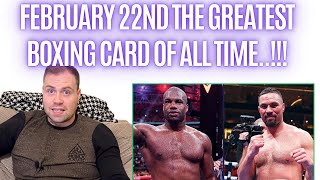 🤔 IS THIS THE GREATEST BOXING CARD OF ALL TIME… FEBRUARY 22ND COULD BE BOXING BEST EVER CARD [upl. by Plume]