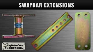 Swaybar amp Brake Proportioning Brackets by Superior Engineering [upl. by Hovey278]