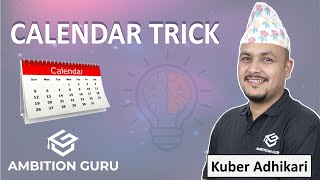 Calendar Part 1  Calendar Problem Tricks  Kuber Adhikari  ambitionguruloksewatayari [upl. by Hathcock]