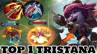 Wild Rift Tristana  Top 1 Tristana Gameplay Rank Challenger [upl. by Oilerua]