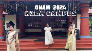 Onam 2024  NILA Campus  Flash mob  Dance [upl. by Wier]