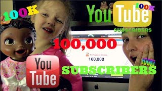 100000 SUBSCRIBERS TOYTASTIC THROW BACK The TOYTASTIC Sisters The Lilly and Mommy Show [upl. by Jeramey]