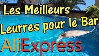 Les meilleurs leurres AliExpress pour la pêche du bar  BEST ALIEXPRESS LURE FOR SEABASS [upl. by Kcinemod]