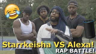 Starrkeisha VS Alexa RAP BATTLE 😂  Random Structure TV [upl. by Llet]