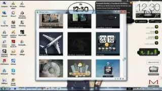 Best Desktop Widgetsgadgets for windows7 for free [upl. by Goldy]