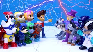 PAW Patrol Apollo and Mighty Pups Stop the League of Super Villains Kids Toy Adventure Videos [upl. by Yelraf]