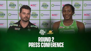 PRESS CONFERENCE  Dan and Jhaniele speak to the media after the big win over Sunshine Coast [upl. by Aramaj]