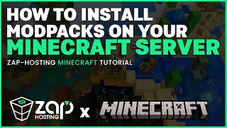 How to install MODPACKS on your Minecraft Server  2023 [upl. by Adniles]