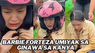 BARBIE FORTEZA UMIYAK MATAPOS HAWAKAN ANG KANYANG KATAWAN [upl. by Brenn505]