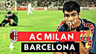 AC Milan vs Barcelona 40 All Goals amp Highlights  1994 UEFA Champions League [upl. by Yulma]