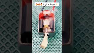 What happens when your supply 100 volts to a 5 volt DC motor dcmotor diy experiment electric [upl. by Elleraj]