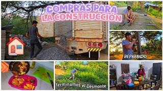 MAS MATERIAL para NUESTRA CASA 🏡🤗 Area Limpia para la CONSTRUCCIÓN ✅️ Reparamos la Puerta ✨️ [upl. by Enirhtak]