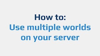 How to Use multiple worlds on your server with Multiverse [upl. by Nothsa]