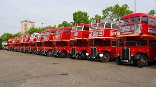 London Bus Museum Celebrate 75 Years Of The Classic RT [upl. by Zevahc699]