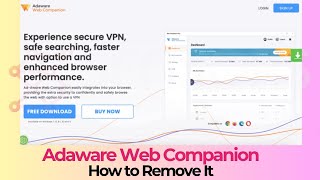 Adaware Web Companion  How to Uninstall It Guide [upl. by Berey]