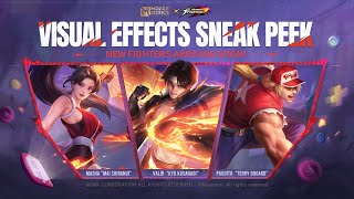 New Collab Skins  MLBB × THE KING OF FIGHTERS 97  Mobile Legends Bang Bang [upl. by Gaivn]