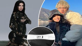 Megan Fox is pregnant expecting rainbow baby with MGK after previous miscarriage [upl. by Warwick]