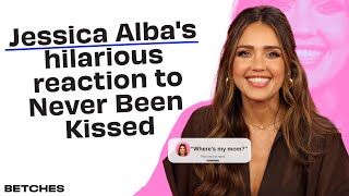 Jessica Alba Reveals Her First Celebrity Crush  Slide Into The DMs [upl. by Auoy]