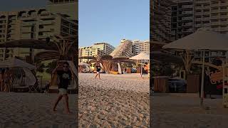 Five Palm Jumeirah DUBAI from beachs view 29th Oct 2024 ☀️ [upl. by Clayson]