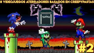 8 Videojuegos Aterradores Basados en Creepypastas PARTE 2  Pepe El Mago [upl. by Asyram]