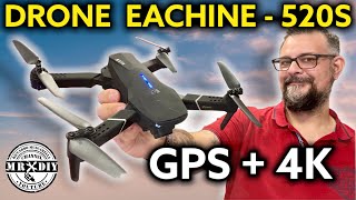 Migliore drone sotto i 100€ con GPS e 4K EACHINE 520S Stabilizzato Senza patente come DJI Mavic 2 [upl. by Roy]