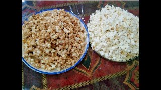 Popcorn RecipeHomemade popcorn on stoveChocolate Popcorn Recipe By Mrs Cooking [upl. by Winne118]