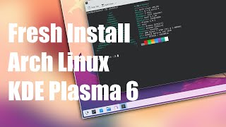 Im Switching to ARCH  KDE Plasma 6 [upl. by Cirenoj892]