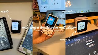 🎧unboxing a touchscreen mp3 player 🎀 ikko activebuds aesthetic review [upl. by Okier]