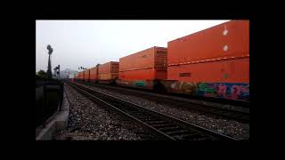 92224 Railfanning Riverside Ft Metrolink Amtrak 138 BNSF KCS amp UP [upl. by Anividul557]