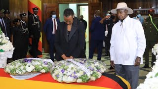 Musevenis emotional tribute to the late Hon Cecilia Ogwal Atim Barbra at Parliament [upl. by Nordine]