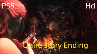 RESIDENT EVIL 2 Claire story ending [upl. by Cohby620]