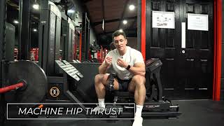 Machine Hip Thrust  Exercise Tutorial [upl. by Avictor]