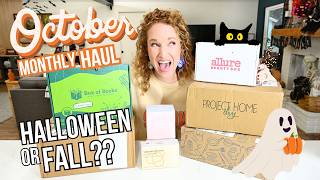 Monthly Subscription Box Haul for October 2024 [upl. by Eanaj]